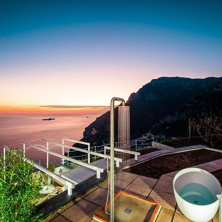 Villa La Tagliata Spectacular Jacuzzi Tub Amazing View And Private Parking Garage Positano Exterior foto