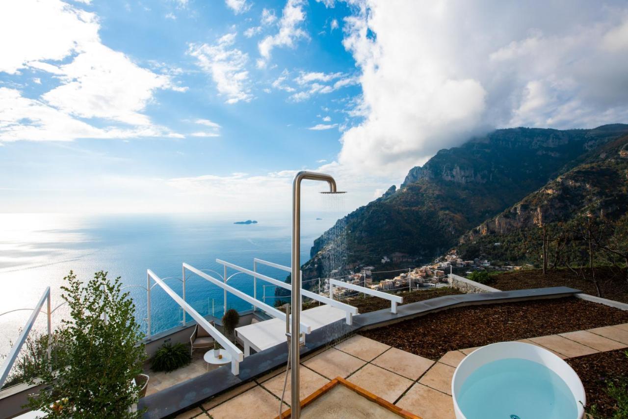 Villa La Tagliata Spectacular Jacuzzi Tub Amazing View And Private Parking Garage Positano Exterior foto